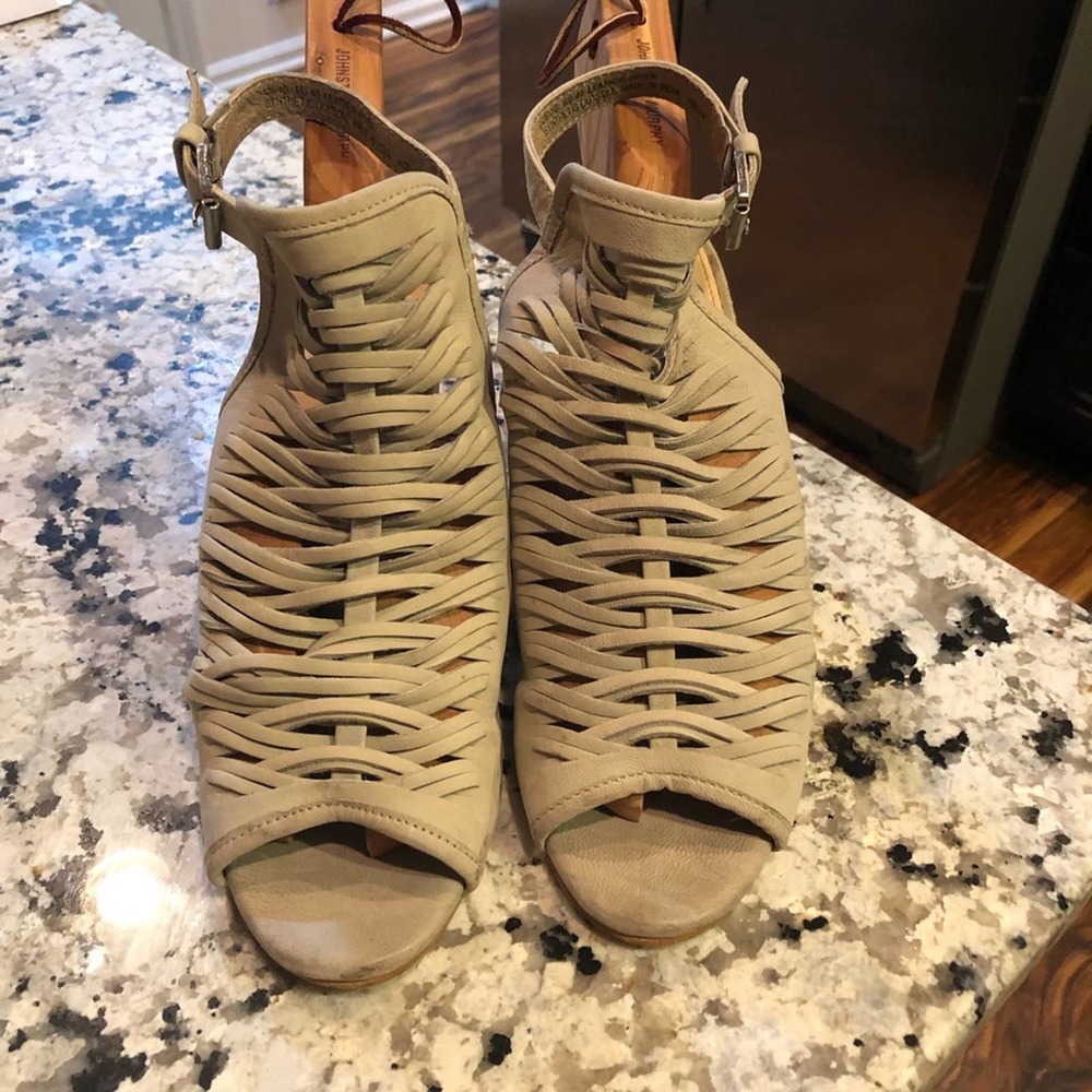 Sam Edelman Holly Woven Nubuck strappy Sandal 10